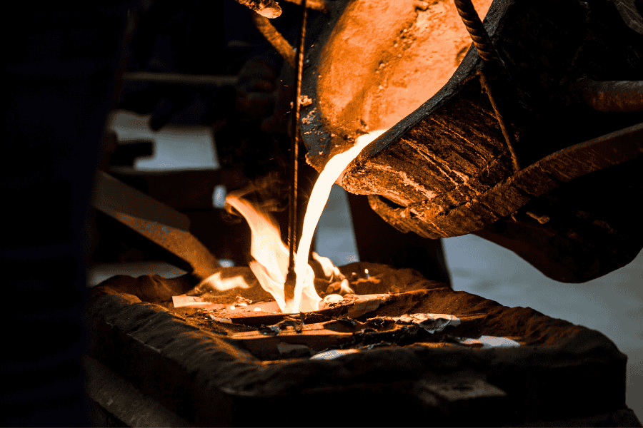 sand casting difference