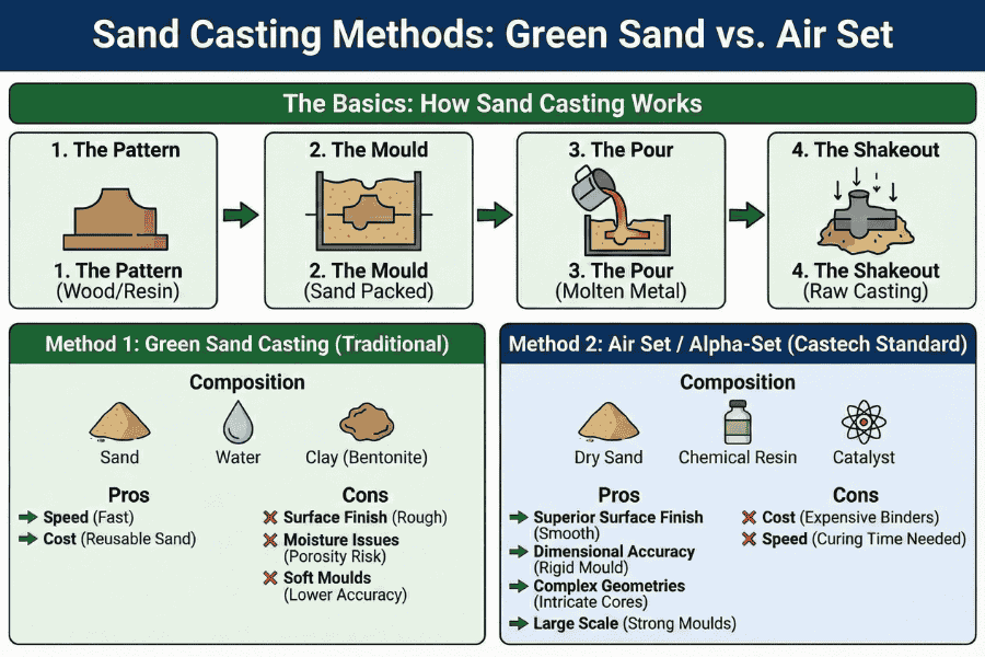 sand casting methods